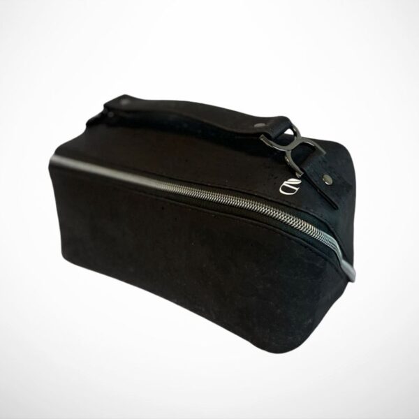 Zip-N-Grip Toalettmappe, Sort Kork ovenifra